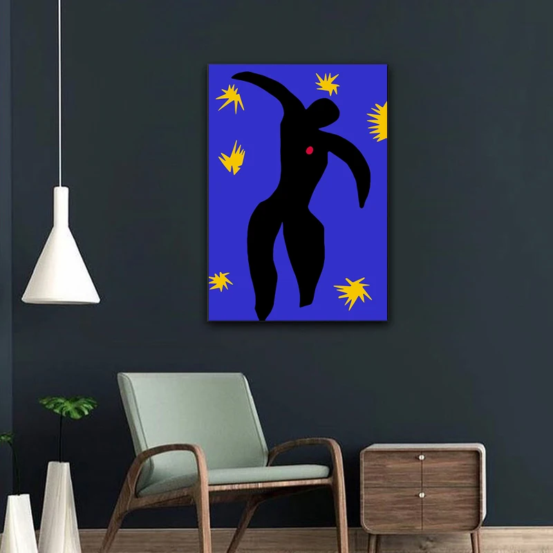 Abstract Home Decoration Canvas Art Painting French Henri Matisse Blue Nude Posters Hd Print Wall Picture For Living Room