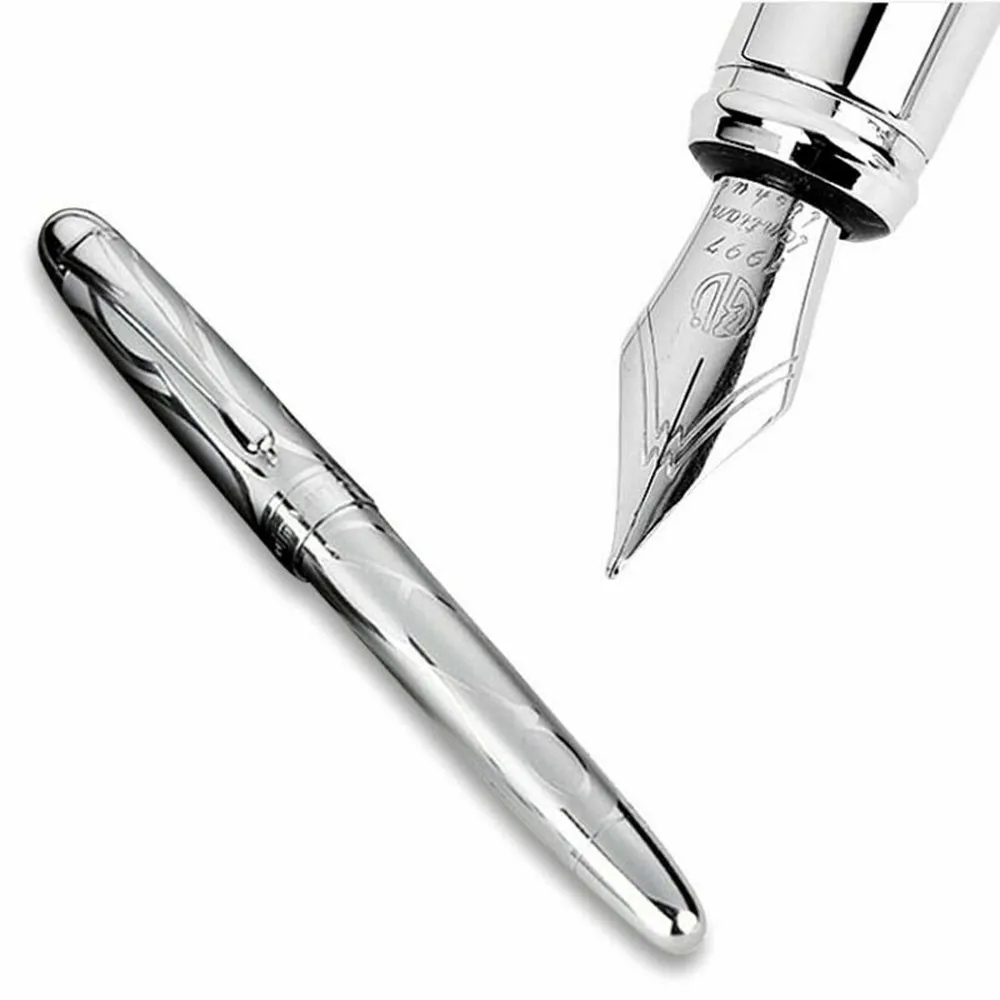 Pluma estilográfica de cobre HongDian 5010, Estilo Vintage, extrafina/fina EF/F 0,4/0,5mm, punta de escritura artesanal, regalo de aniversario de negocios