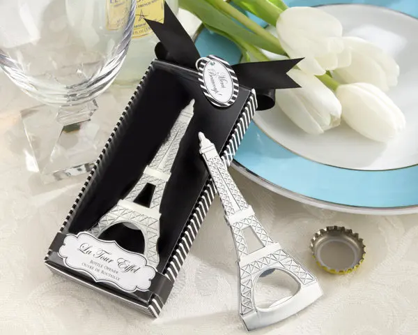 

Wedding Favor 100pcs/lot Creative The Eiffel Tower Bottle Opener Home Party Item Best Gift