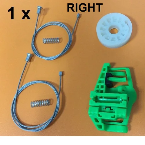 Imagen 2 del producto Para BMW 1 Serice E87 Hatchback Kit de reparación de regulador de ventana trasero derecho o izquierdo 2003-2013