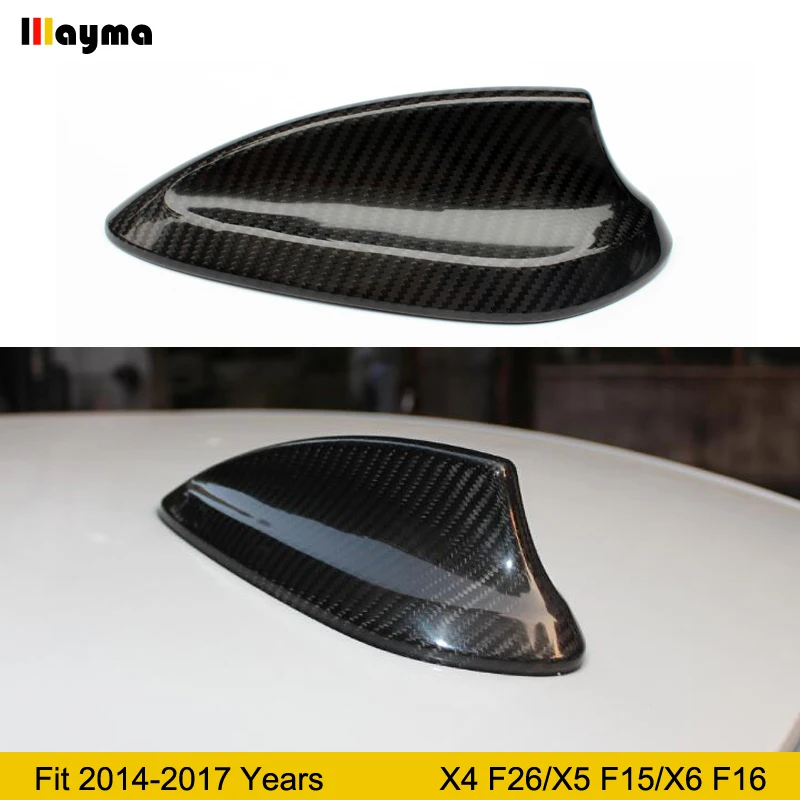 

Carbon Fiber Shark Fin Antenna Cover For BMW X4 F26 X5 F15 X6 F16 xDrive 28i 35i X5M F85 X6M F86 Car Styling Accessories 2014-17