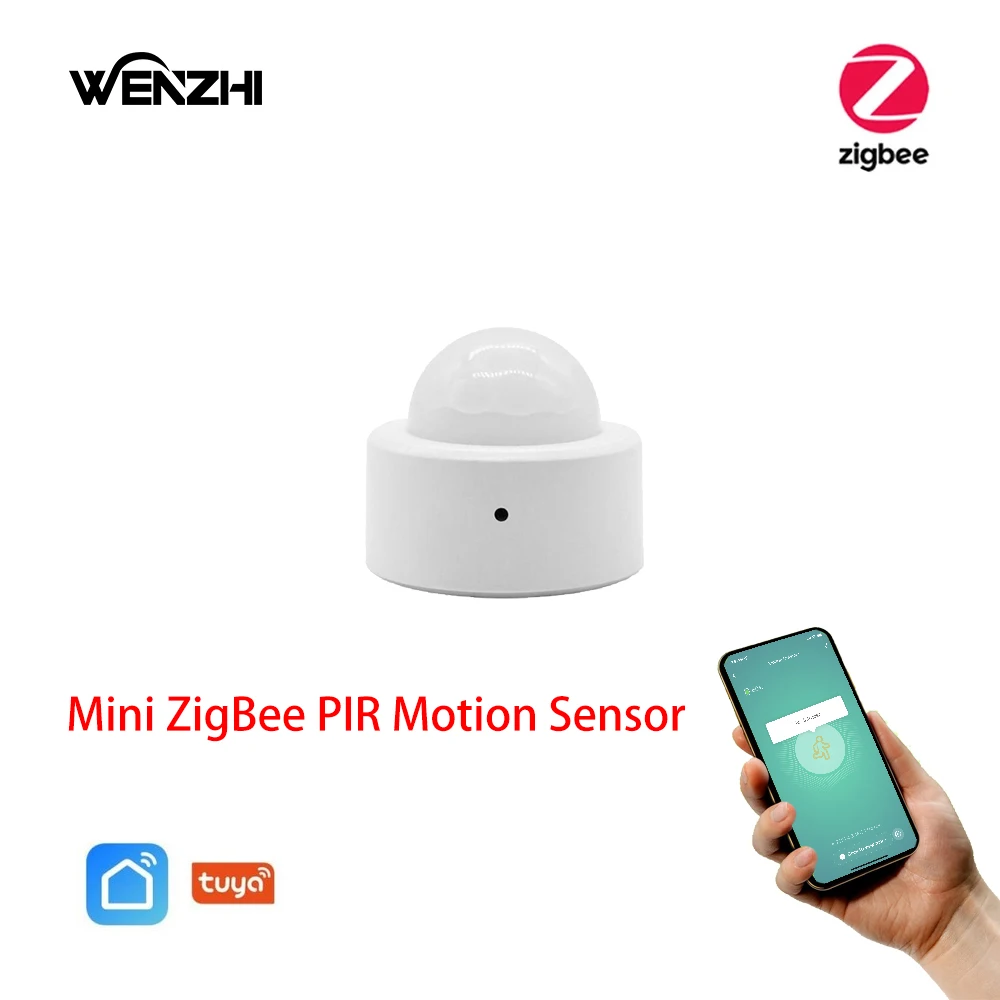 ZigBee Motion Sensor PIR IR Automation Human Body Infrared Detector Wireless Security Mini Tuya Smart Life Home Alexa Compatible