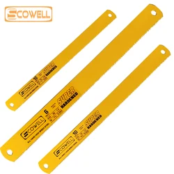 5PCS HSS All Hardened Power Hacksaw Blade 6TPI 10TPI Machinery High Speed Steel Band Saw Blades 350mm 450mm 450mm