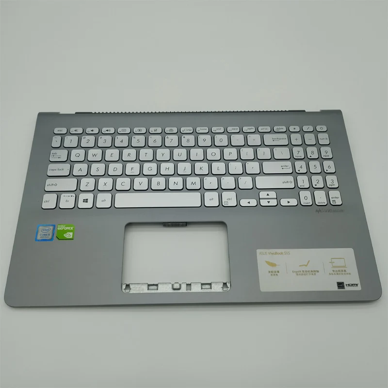 1PC 90%-95%New Laptop Palmrest Housing C With Keyboard For Asus VivoBook S15-S5300U/F S530U