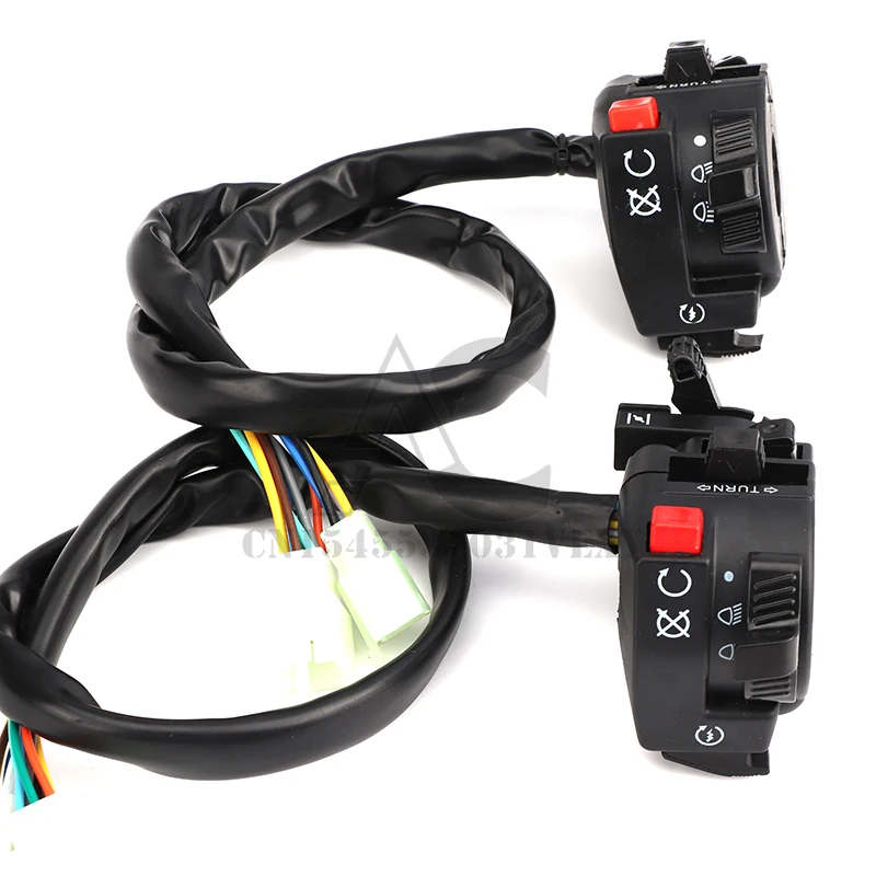 Motorcycle 5 function start switch is suitable for 50cc 70cc 90cc 110cc 125cc 150cc ATV Quad Pit Bike Buggy Go Kart