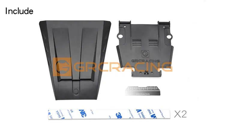 Grc Engine Cover Air Inlet With Metal Grill #a Black For Traxxas Trx4 G500 Trx6 G63 #g162eb