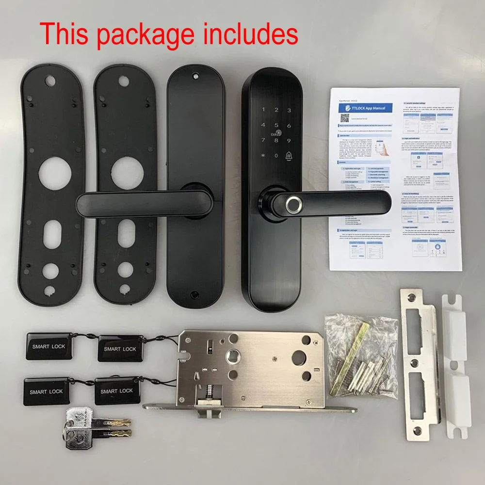 Imagem -06 - Tuya-fechadura Inteligente com Biometria Código Digital Trava por Impressão Digital com Wifi Aplicativo Smart Life