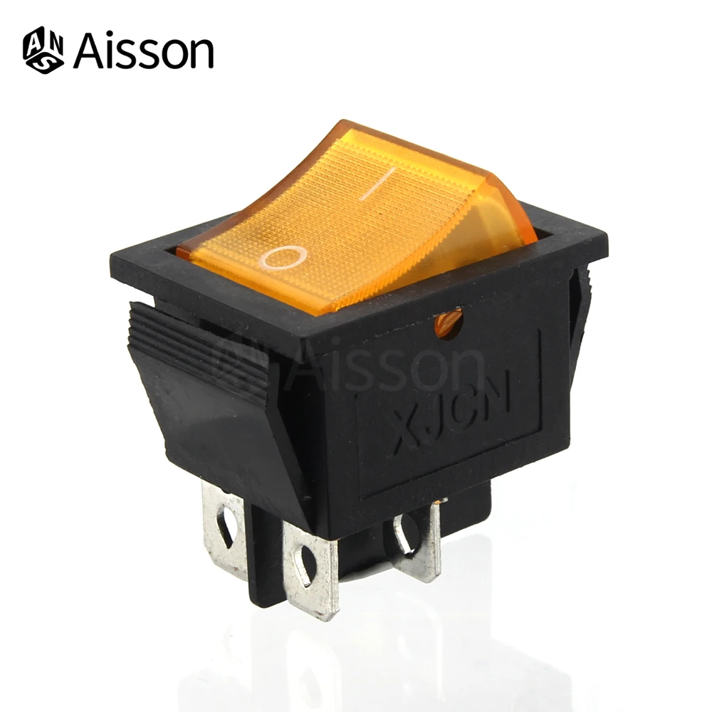 KCD4 4/6Pins Rocker Switch ON-OFF 2 Position Electrical equipment With Light Power Switch Switch cap 16A 250VAC/ 20A 125V