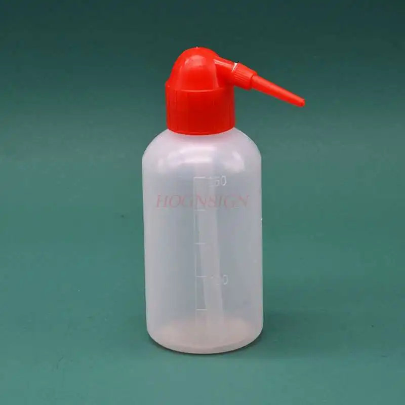 250ml plastic bottle red head plastic blow bottle elbow bottle wash bottle rinse bottle chemical experiment consumables