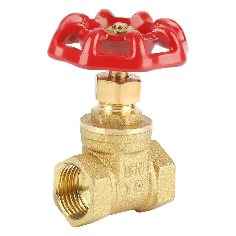 

Copper Gate Valves DN15 G1/2 232 PSI Water Valve Switch Valve Durable Mechanical Petrochemical Internal Threaded Gate Valves