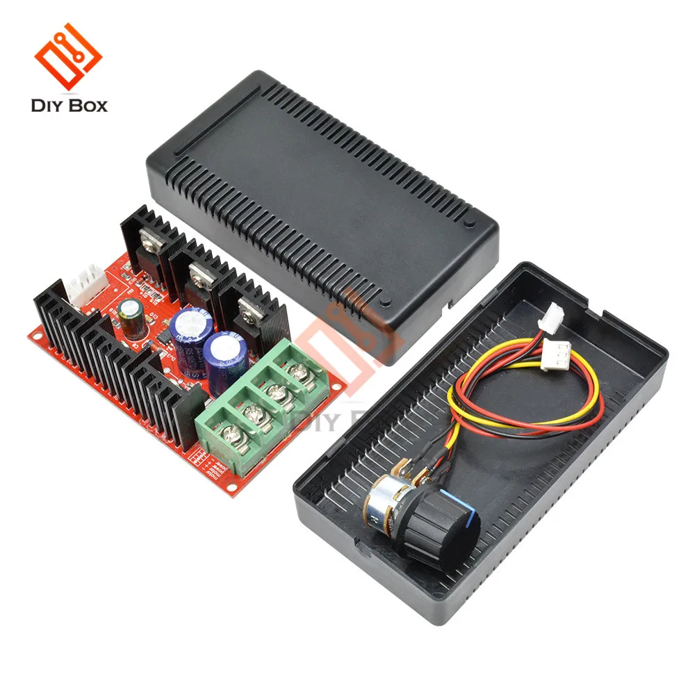 2000W 40A Dc Motor Speed Controller Dc 12V 24V Pwm Hho Rc Auto Fan Speed Regulator Verstelbare power Schakelaar Softstarten