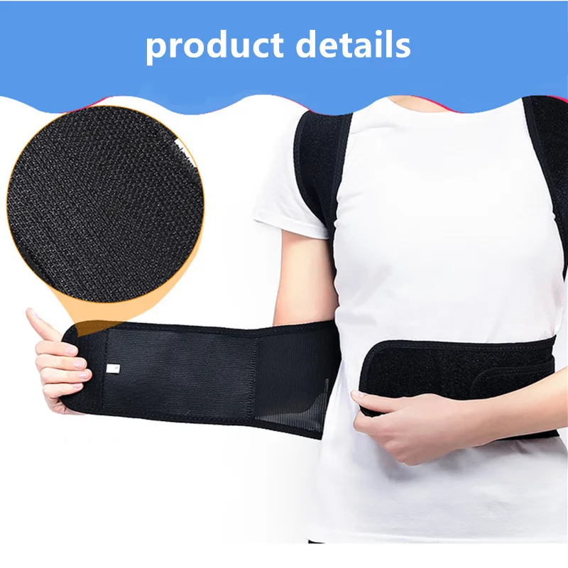 Einstellbare Zurück Haltung Corrector mit Stahl platte brace unterstützung Gürtel Haltung korsett Korrektur Für Männer Frauen