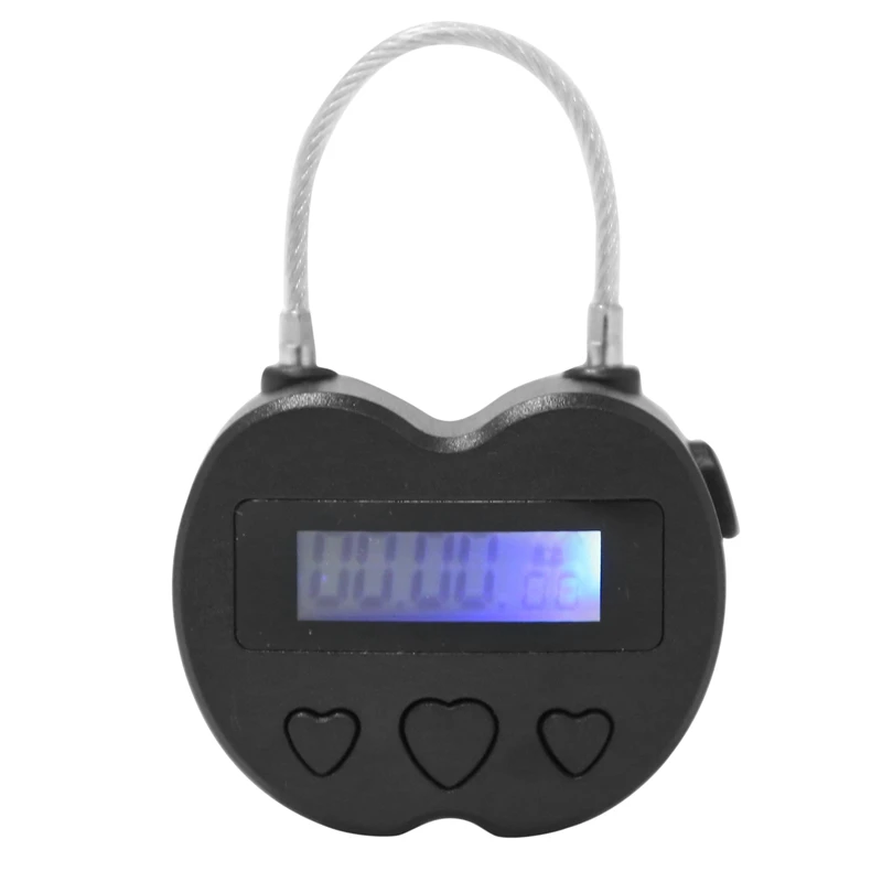 

HFES Smart Time Lock LCD Display Time Lock Multifunction Travel Electronic Timer, Waterproof USB Rechargeable Temporary Timer Pa