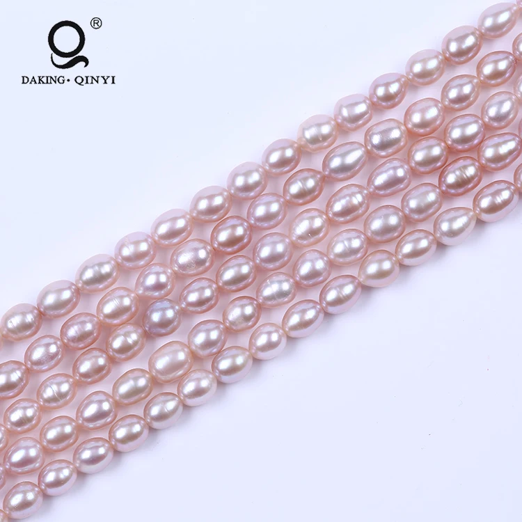 

Wholesale Have Hole 8-9Mm Teardrop Luster Natural Freshwater Rice Loose Pearl