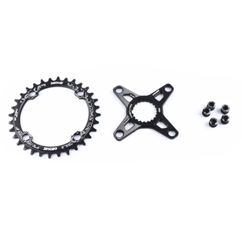 Fovno Disk Grab ML-008 Chainring Adapter Deckas 104BCD Round Litepro Bolts 5 Pcs ML-008 Shimano 12 Speed 104BCD For MTB