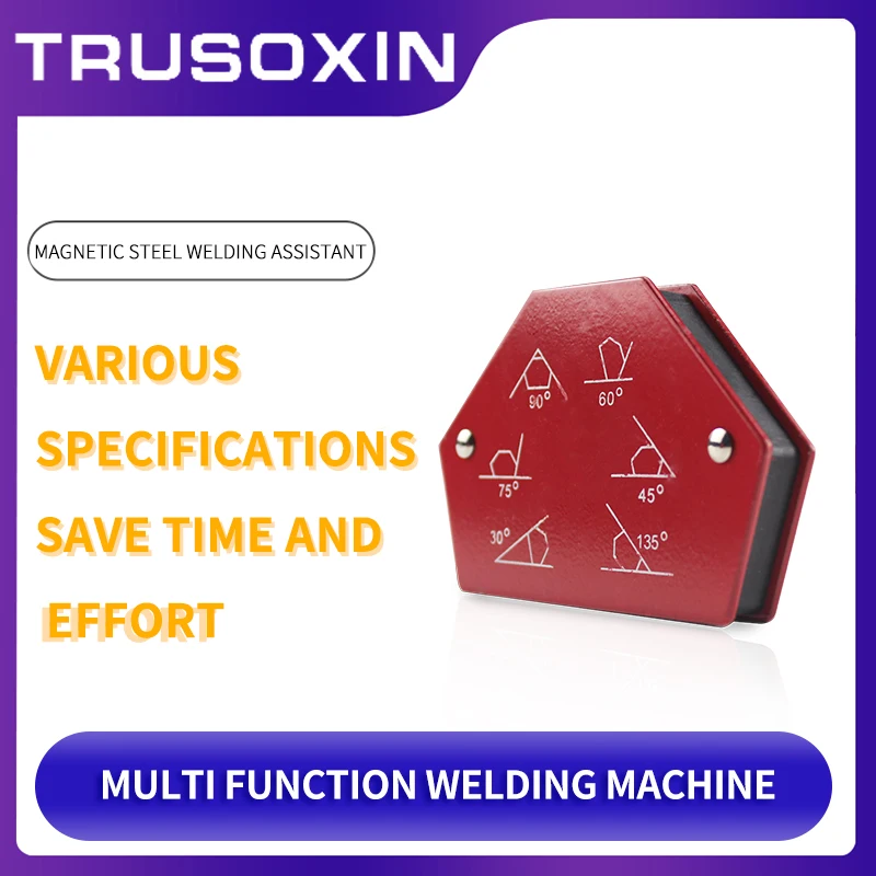 Ensemble de supports magnétiques pour soudage, 6 pièces, 9lb, 25lb, localisateur de soudage multi-degrés, 30/45/90/105/120/135 degrés