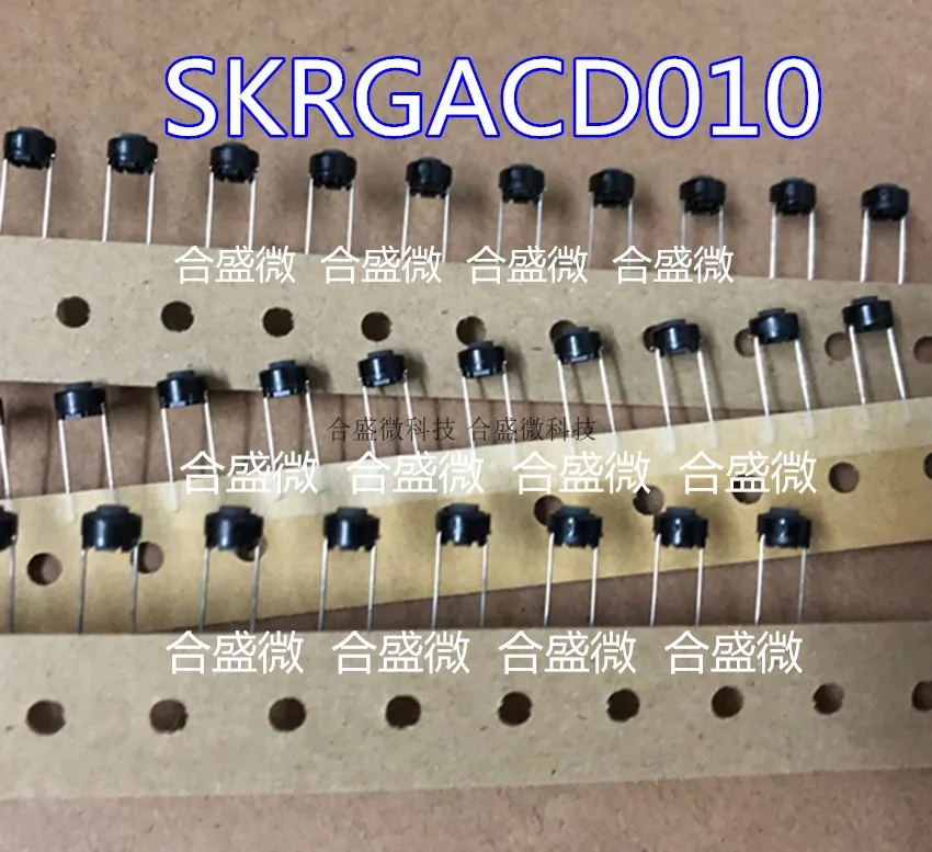 

20 шт. SKRGACD010 тактовый переключатель 6*6*4,3 мм 2-контактная кнопка микро-движение