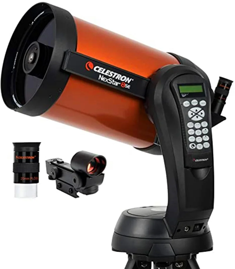 Teleskop Celestron NexStar 8SE Komputerowy teleskop dla początkujących i zaawansowanych użytkowników W pełni automatyczna moc GoTo SkyAlign