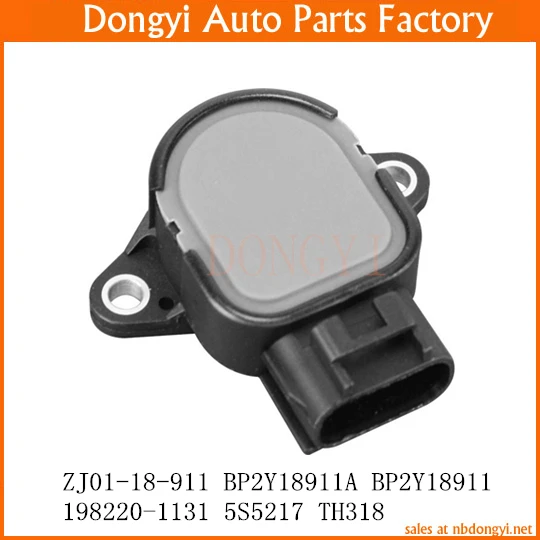 Throttle Position Sensor TPS OE No. ZJ01-18-911 ZJ0118911 BP2Y18911A BP2Y18911 198220-1131 5S5217 TH318