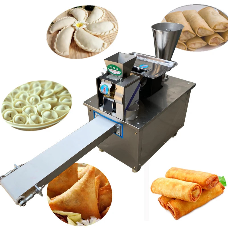 Dumpling Machine Fully Automatic Commercial For Small Restaurant Dumpling Machine Multi-Function Curry Spring Roll Machine 220V