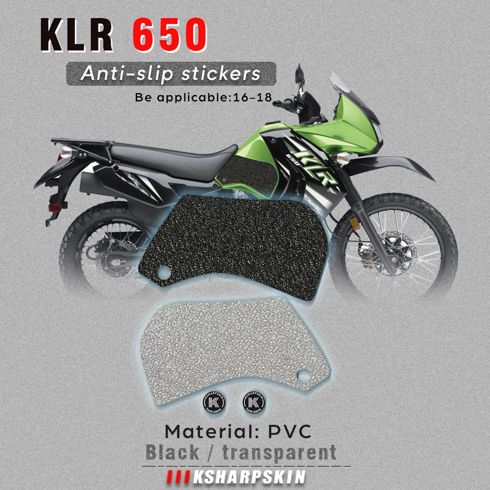 Motorcyle Sticker Decal Emblem Protector Tank Pad Tank grip For KAWASAKI 00-18 KLR 650 16-18 KLR 650 CAMO