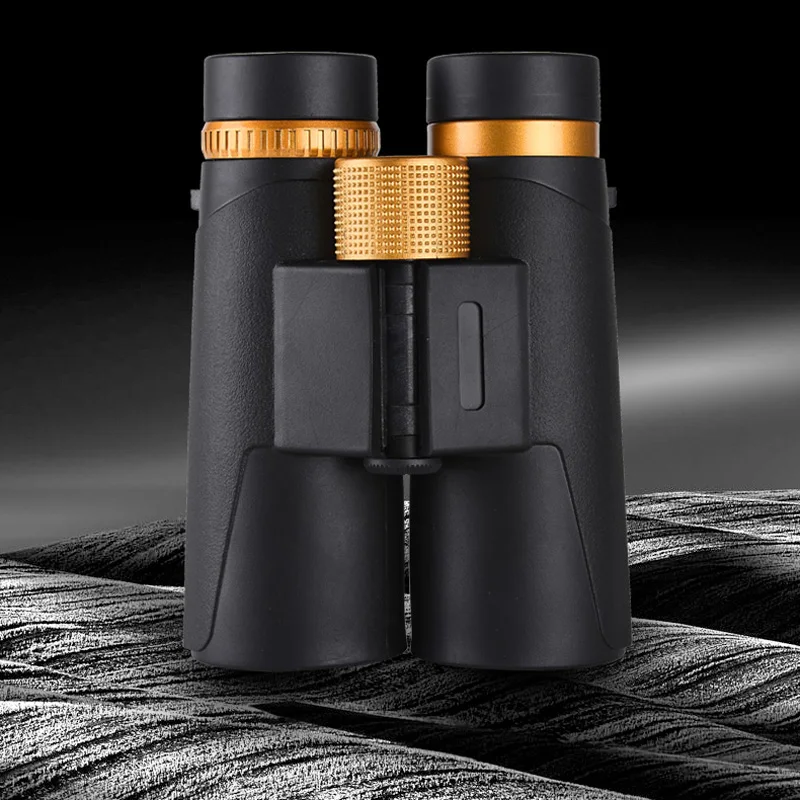 Black Gold Hunting Hiking Binoculars 12X42 HD Clear BAK4 Telescope For Wildlife Observe Bird Watching Safaris and Travel Viewing