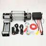 Wotefusi 13000LB Electric Recovery Winch Universal DC12V/24V Steel Cable Rope Towing