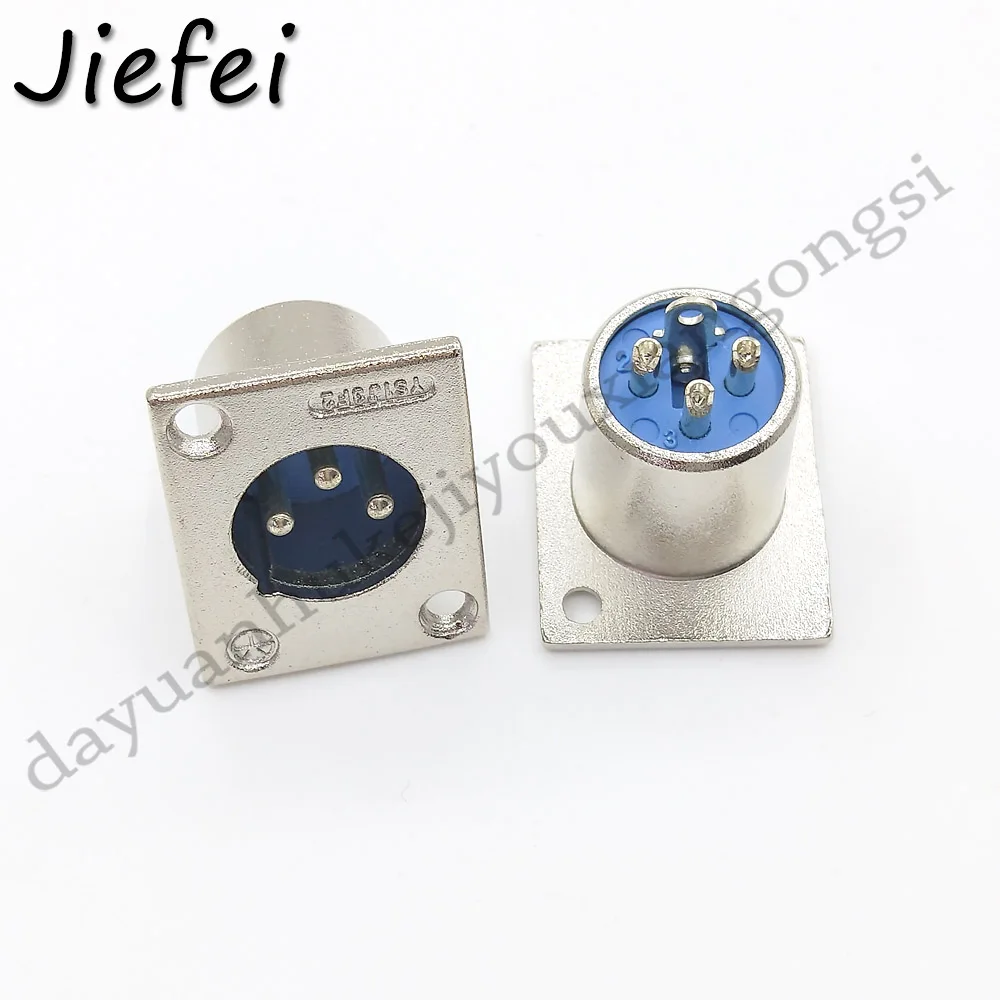 

20PCS 3PIN XLR Male Chassis Panel Mount Socket adapter New