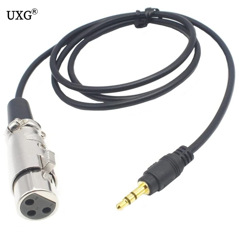 XLR 3 Pin Nam Đến Nữ Jack 3.5Mm Sang XLR Cáp Âm Thanh Cho Micro Loa Âm Thanh Máy Khuếch Đại XLR đầu Nối Cáp