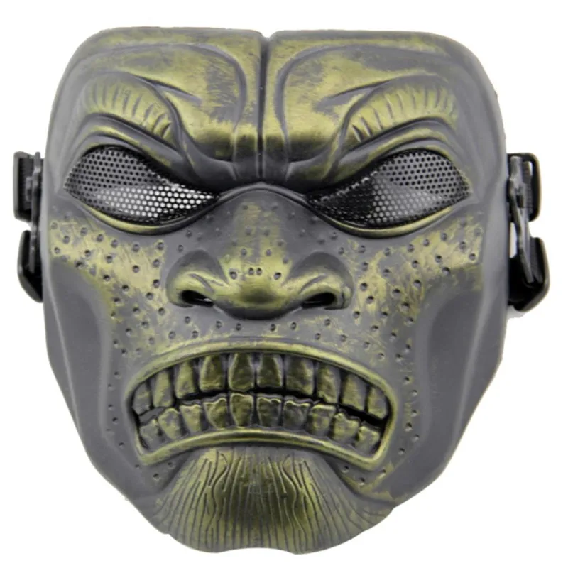 Sparta Persian Warriors Full Face Metal Mesh Mask Airsoft Paintball Protective Military Tactical Skull Monster Halloween Masks