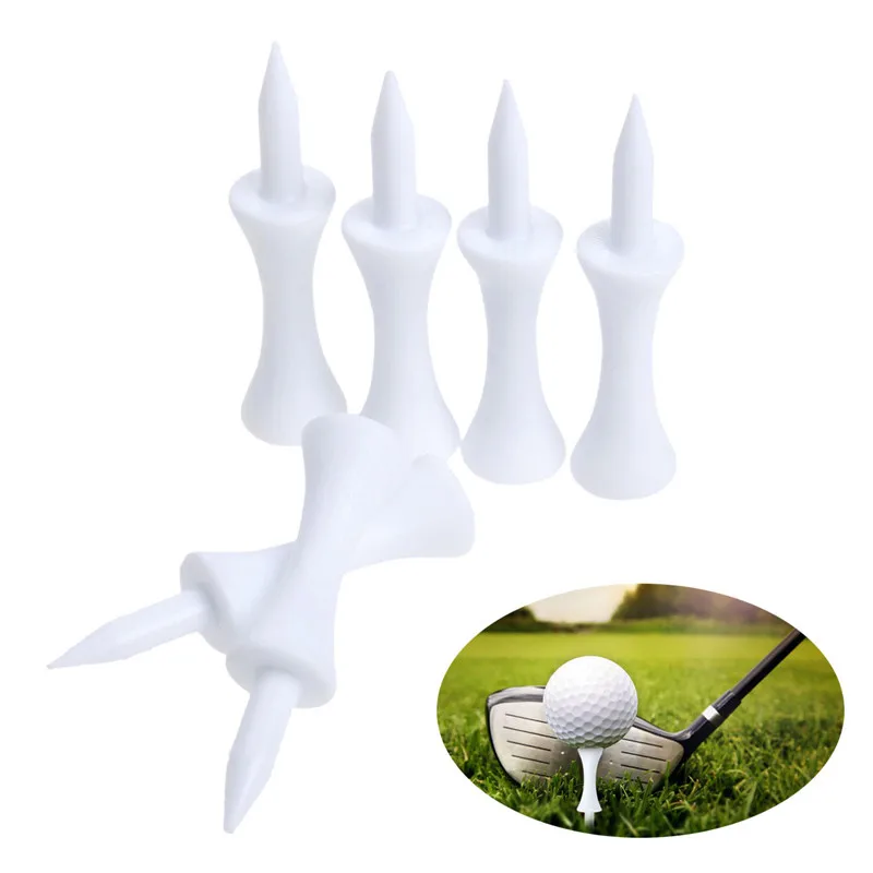 100Pcs Step Down Golf Tees Graduated Castle Ball Tees Height Control 48mm Golf Club Accessories Golf Training Aids Sports