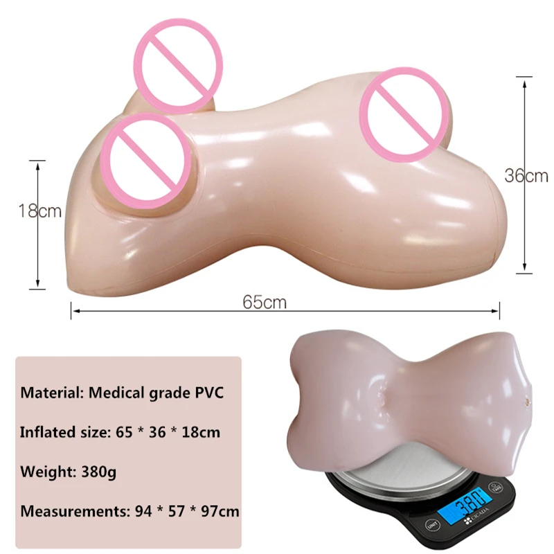 Newest! Easy To Store Carry And Clean Inflatable Half Sex Doll Removable Vagina Real Pussy Sex Toy For Man Adult Products