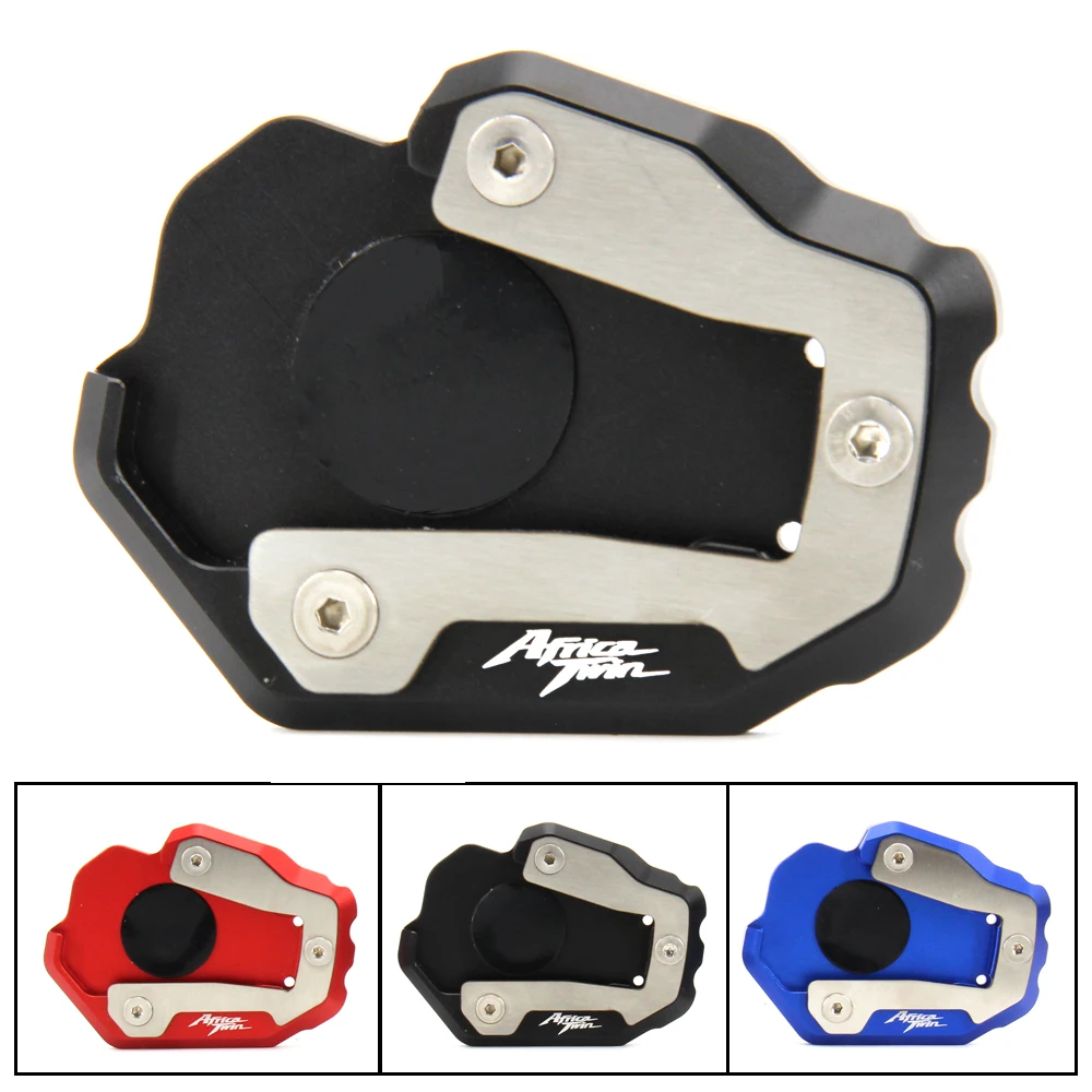 AnXin Motorcycle Kickstand Foot Side Stand Extension Pad Support Plate For HONDA CRF1000L Africa Twin CRF 1000L 2020