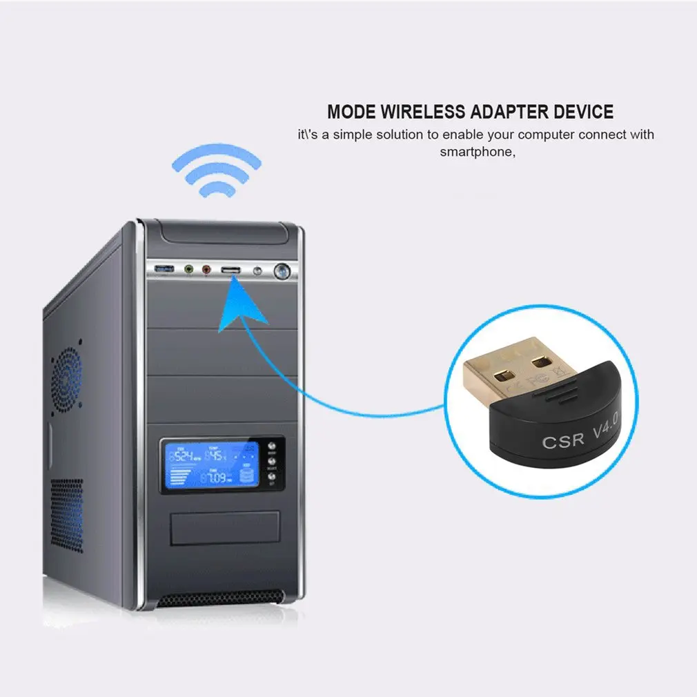 USB Bluetooth-адаптер совместимый с ПК, динамик, беспроводная мышь, аудио, Bluetooth-совместимый приемник, адаптер передатчика