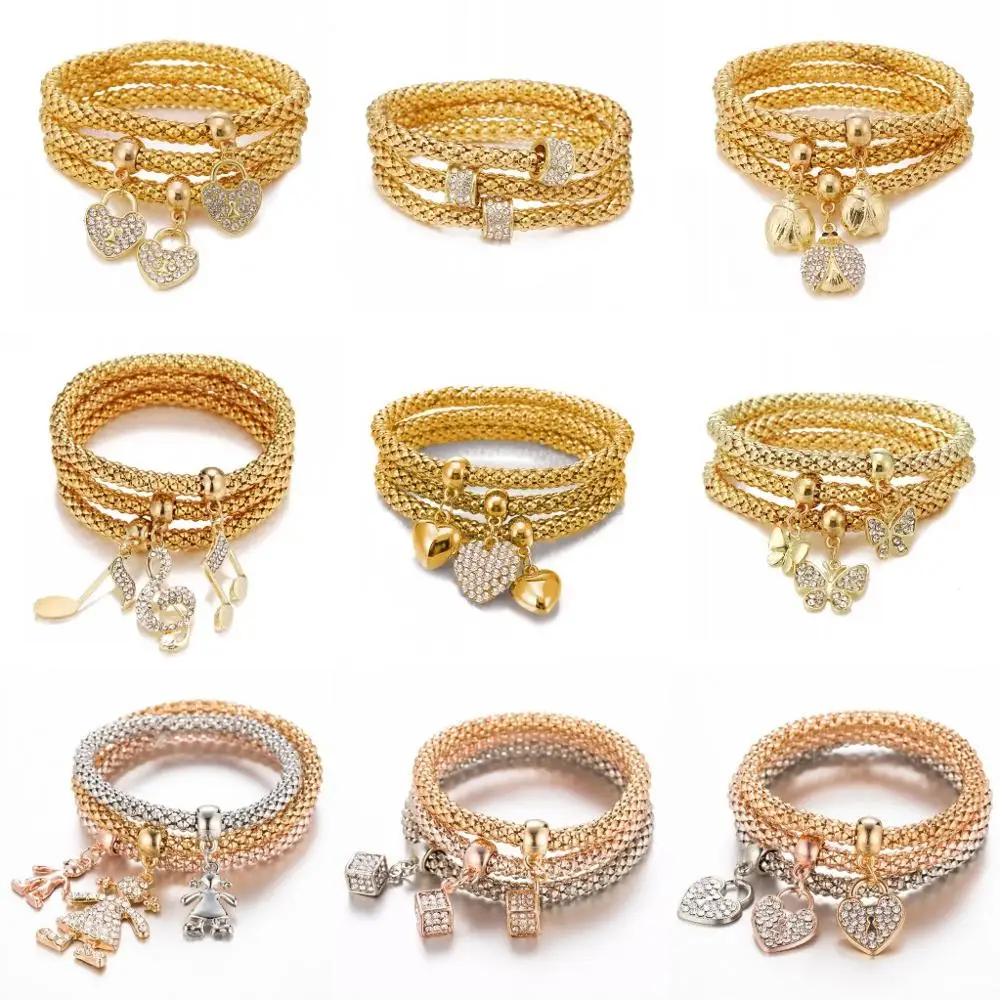 Fnio 3 Pcs/Set Crys… - image