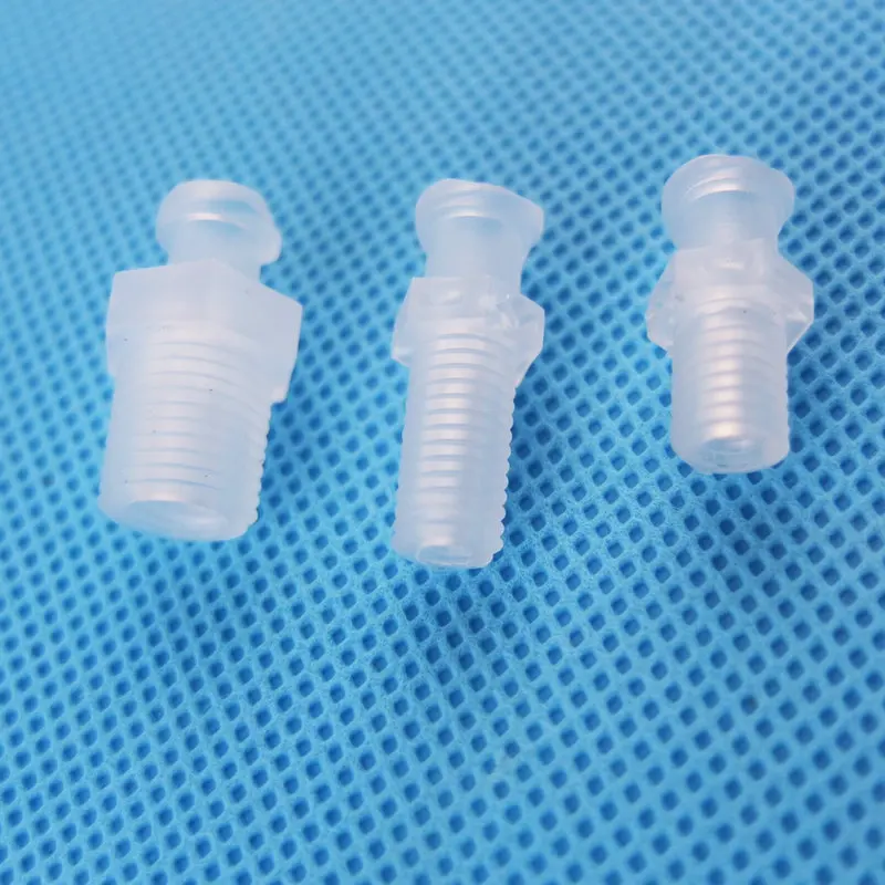 100pcs/lot Female Luer to Thread fittings - Male thread 1/4