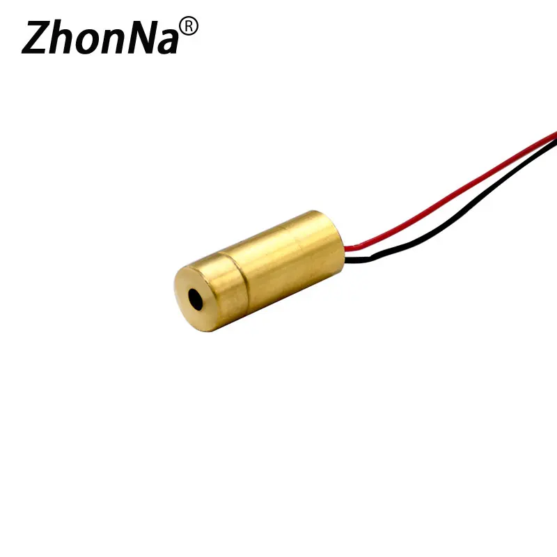 650nm 10mW Red Light Laser Module Dots Graphics Professional Laser Module Positioning Sight Accessories Copper Head 2.3-5V