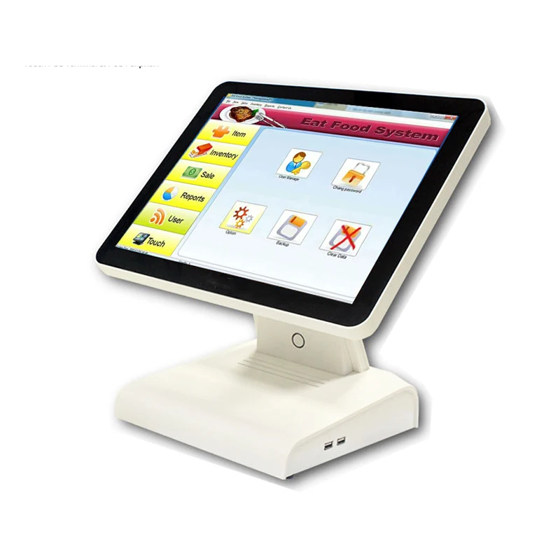 

pos terminal 15inch resistive touch screen pos machine for kitchen