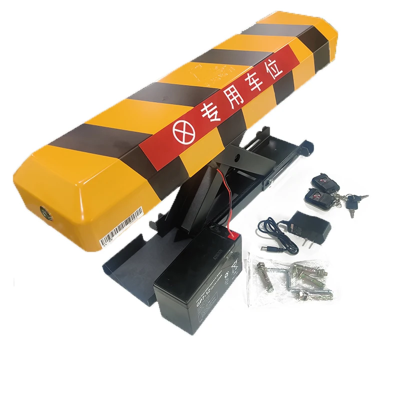 KINJOIN X-Type Parking Lock Remote Control Remote Intelligent Lifting Obstacles Steel Material