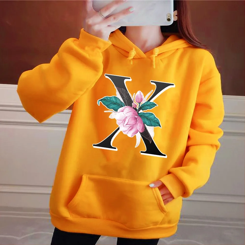 Năm 2021 Tất Cả Các Trận Đấu Hoodie Chui Đầu Nữ Thể Thao Bông Tai Kẹp Áo Hoodie Polyester, Thời Trang Áo Thun Chui Đầu Nữ Áo Khoác Mùa Đông