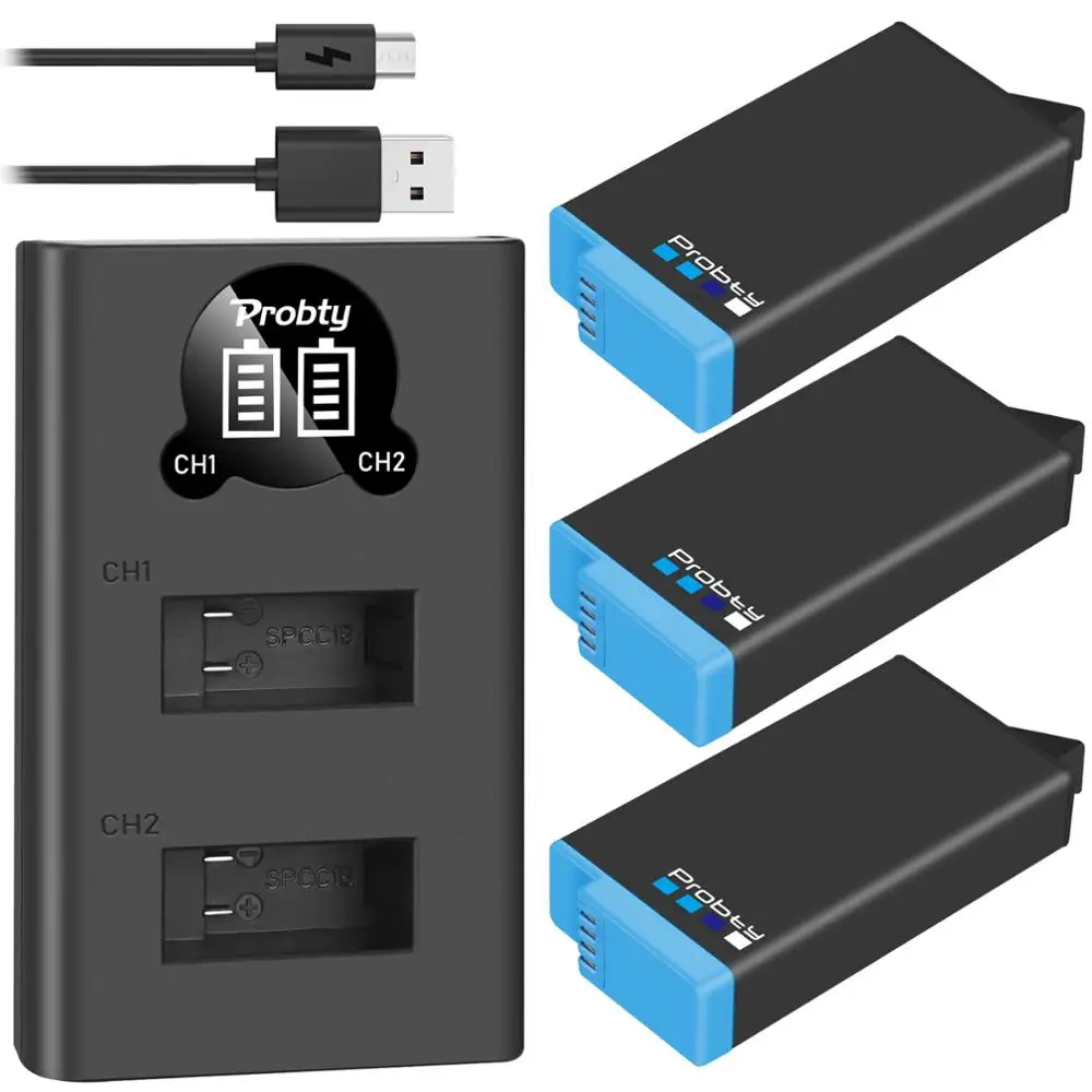 Originele probe voor gopro max batterij Oplaadbare lithiumbatterij voor gopro max 360 actiecamera-batterijen Accessoires go pro