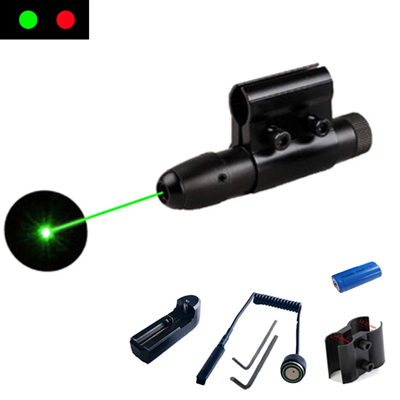 Rechargeable bullet laser sight laser calibrator pistol green laser sight infrared laser sight rifle scope hunting glock sights