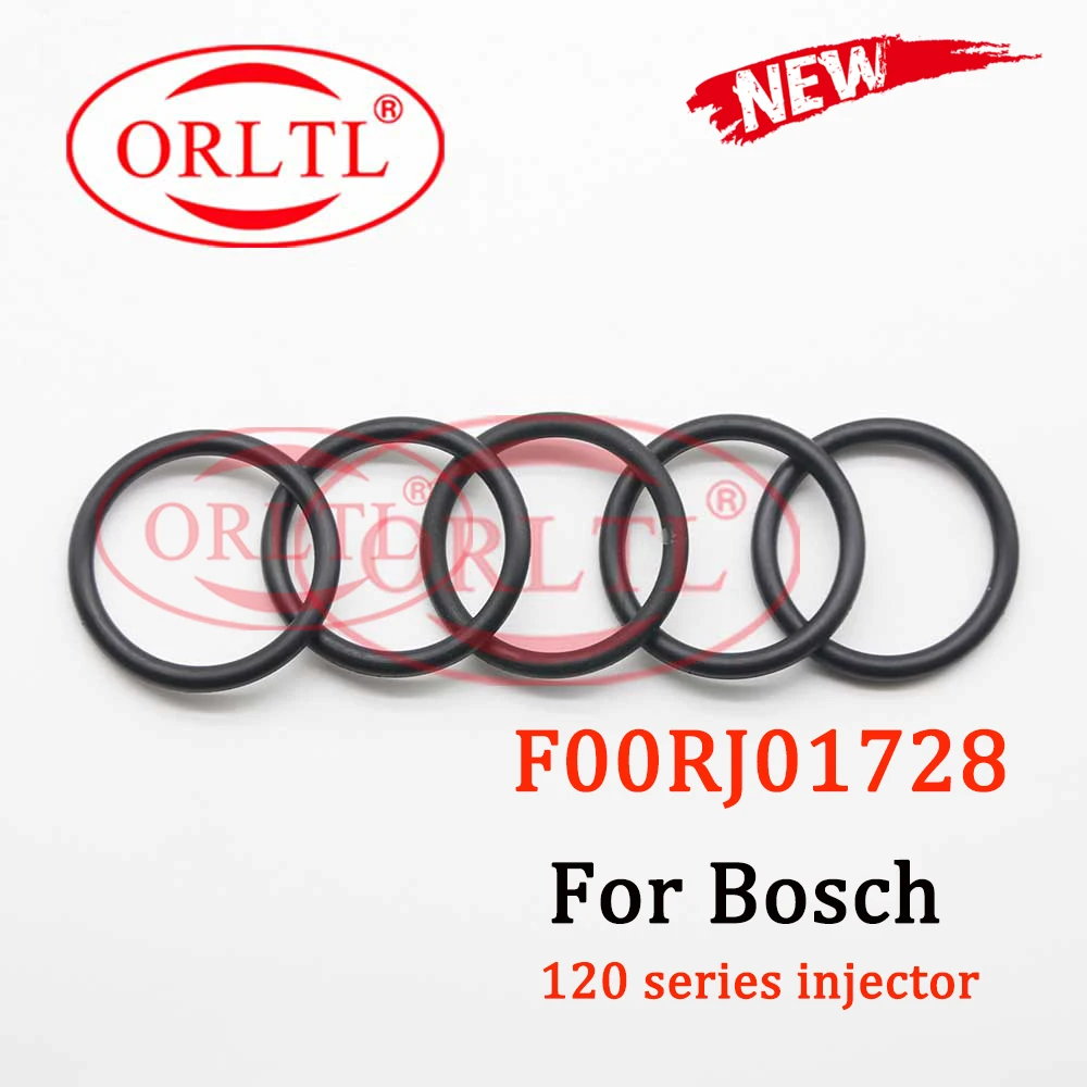 5pcs F00RJ01728 Diesel Injector Rubber O Ring F 00R J01 728 Common Rail O Ring F00R J01 728