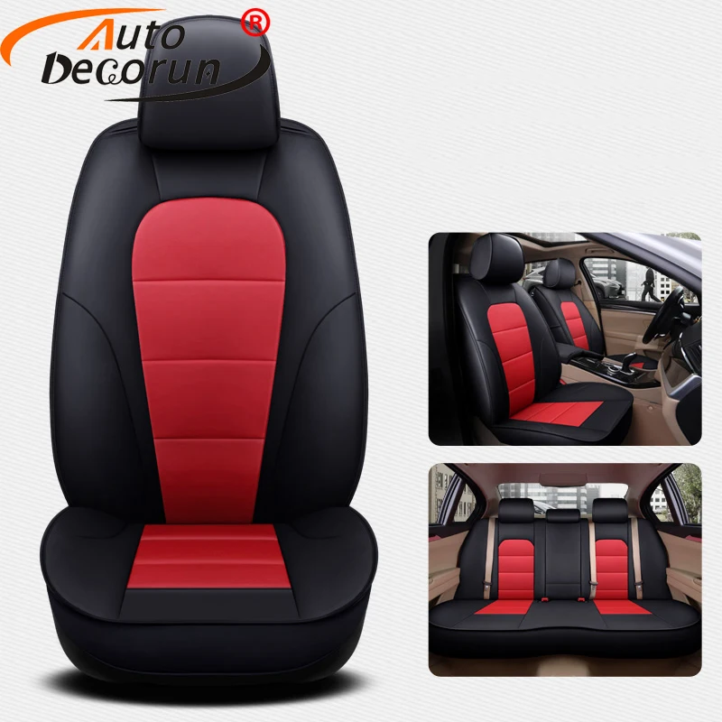 

AutoDecorun 14PCS/Set Cowhide & PVC Leather Seat Covers for Mitsubishi Lancer Accessories Seat Cushion for Car Styling 2010-2013