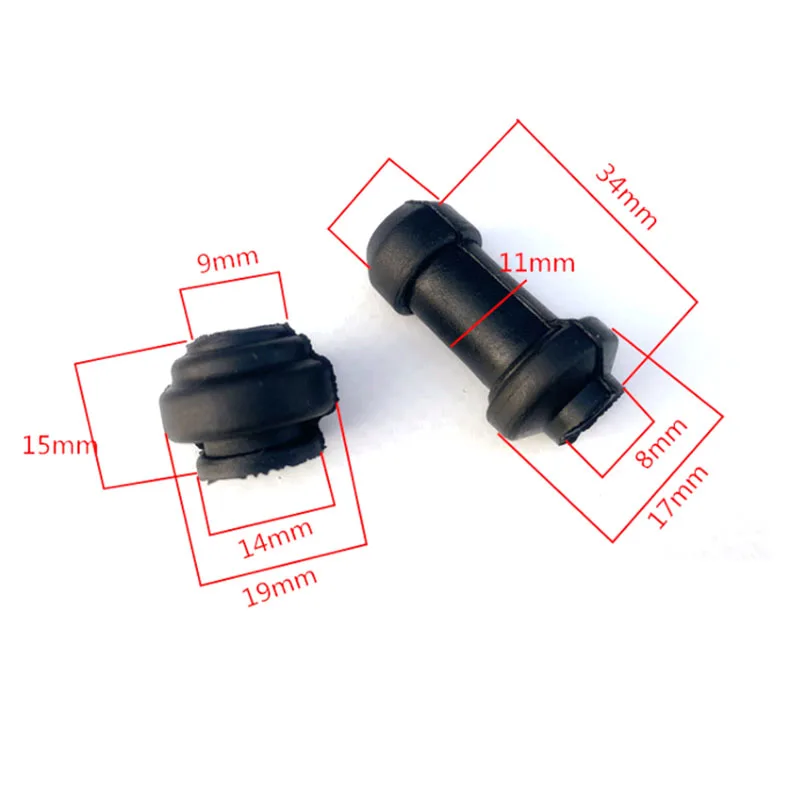 Motorcycle Scooter Brake Upper and Lower Pump Caliper Shock Absorber Sleeve Dust Cover Rubber Disc Brake Pump Waterproof Cap