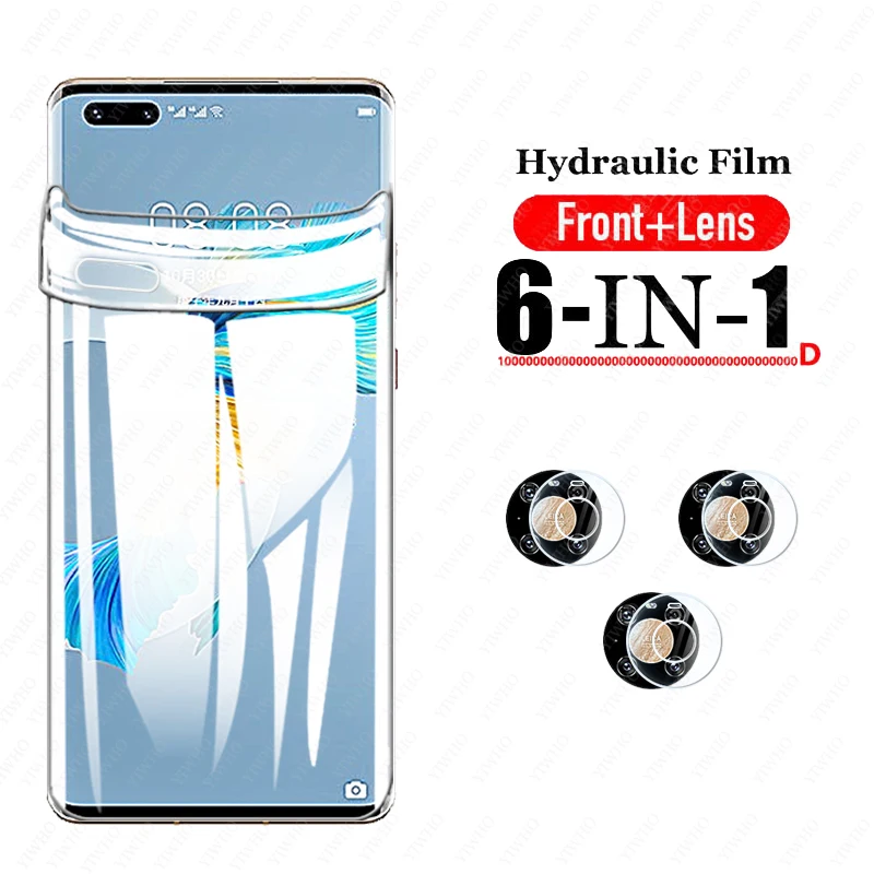 Screen Protector for Huawei Mate 40 Pro Hydraulic Film For Huawei Mate 40 Pro Plus Soft Film Mate 40pro+ Protective Lens Glass