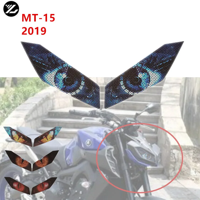 For YAMAHA MT15 MT-15 mt15 2019 2020 Motorcycle accessories headlight protection sticker headlights eye body sticker