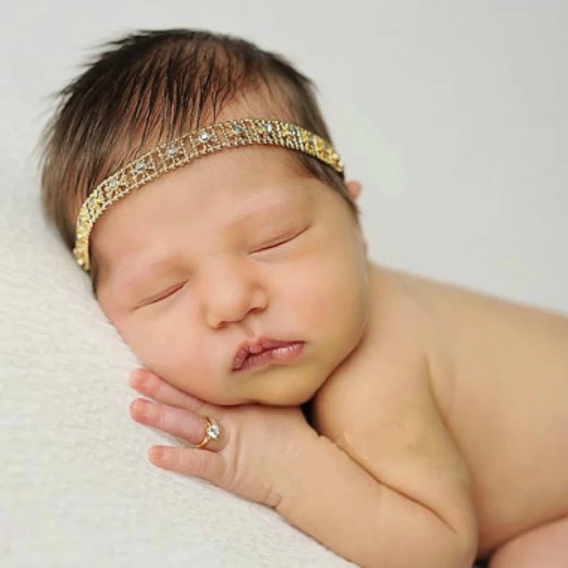 Newborn Photography Props Faux Diamond Ring Baby Shooting Photo Prop Jewelry