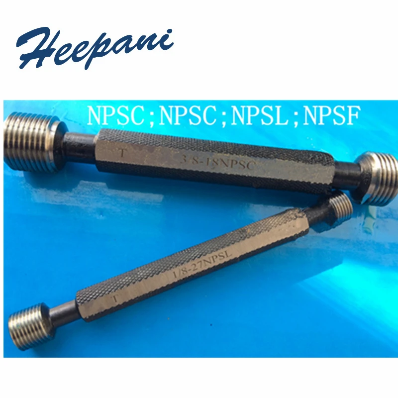 

Free shipping NPSC1 1/4, 1 1/2, 2 inch, 2 1/2 Cylindrical thread plug gauge US system round tube gauge go nogo