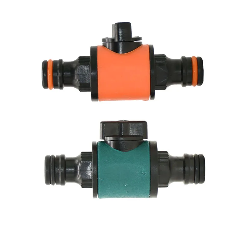 

Garden Tap 5/8" Car Wash Hose Irrigation Valve 2 Way Mini Valve Quick Connector Hose Waterstop Connectors